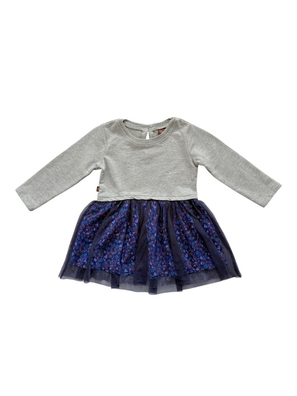 Tea Collection Nepal Floral Tulle Dress Size 12-18m